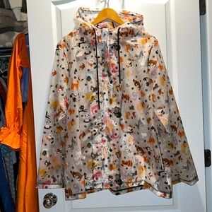 Disney Raincoat Raining Cats and Dogs NWT XXL